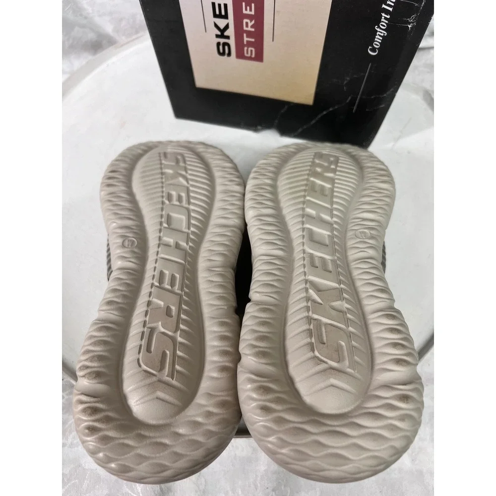 Skechers Del Retto Clean Slate Taupe Wide Fit Boat Shoes 210237W Mens 9 NIB